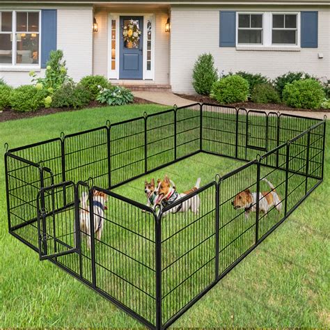 metal dog fence enclosure|portable outdoor dog enclosures.